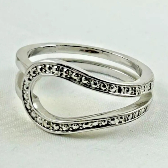 Signed NVC NATALYIA V COLLISTER Half Knot Infinity Ring Size 9.5 - Picture 6 of 6